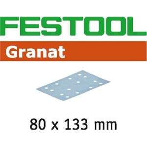 Image du produit FEUILLE ABRASIVE GRANAT STF 80X133 GR.40 (x50)