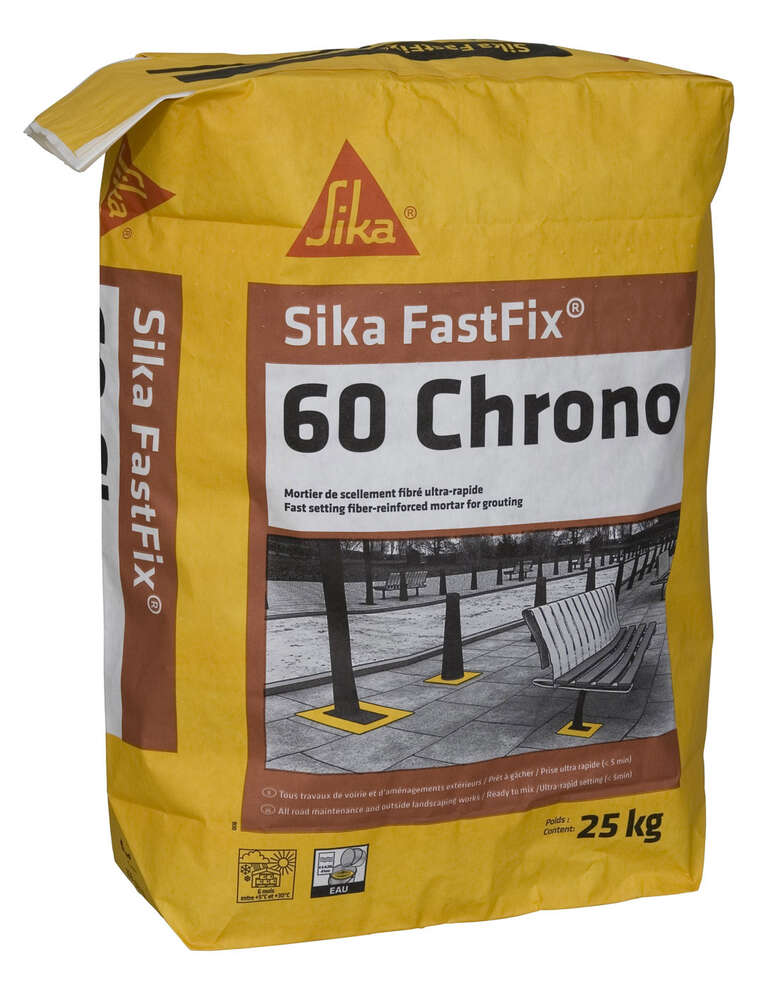 Image du produit SIKA FASTFIX 60 CHRONO SCELLEMENT FACILE - GRIS (SAC DE 20 KG)